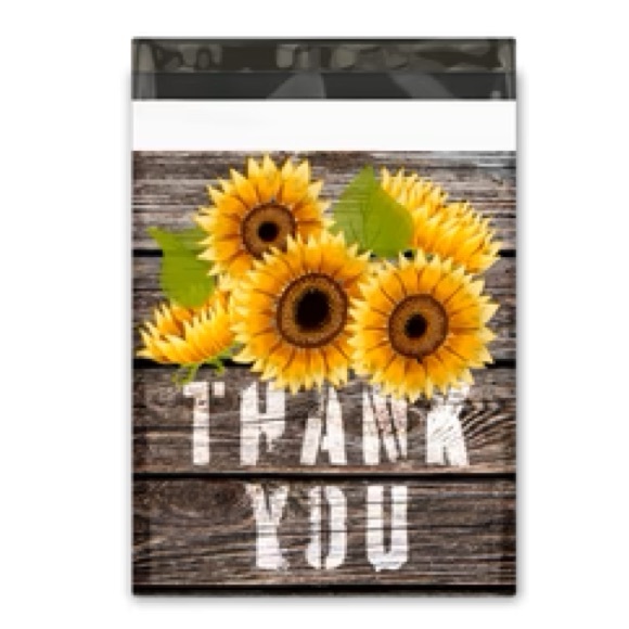 Sunflower 🌻 Poly Mailers 10x13 Pack of 50 PRICE IS FIRM - Picture 2 of 4